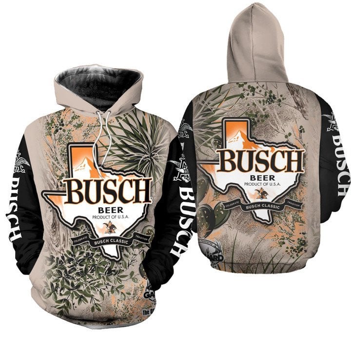 Busch Light Trophy Cans 3d Hoodie Zipper Hoodie