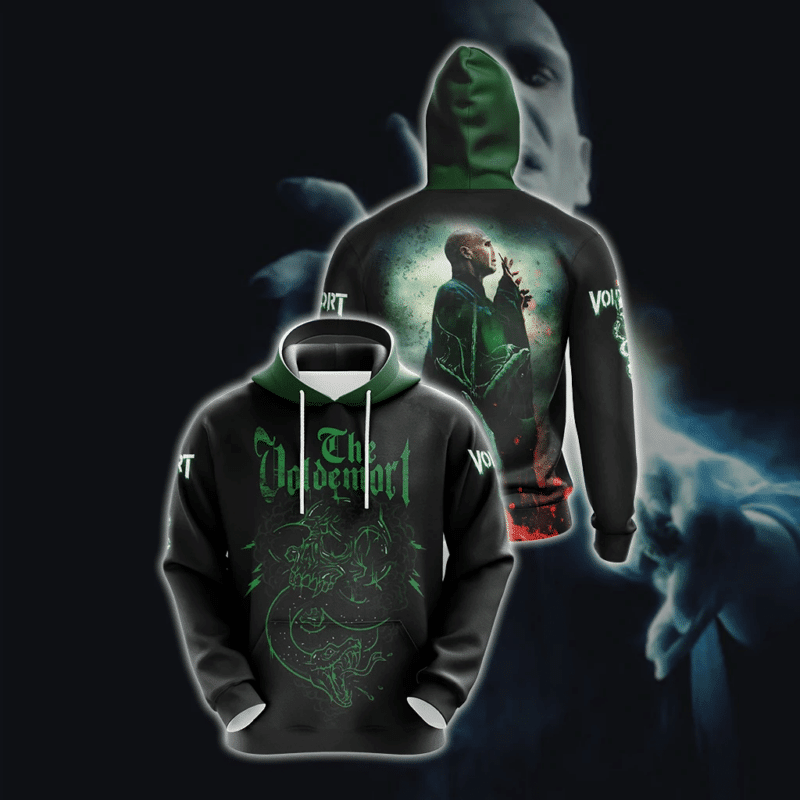 Harry Potter Voldemort Death Eater 3d Hoodie Zip Hoodie