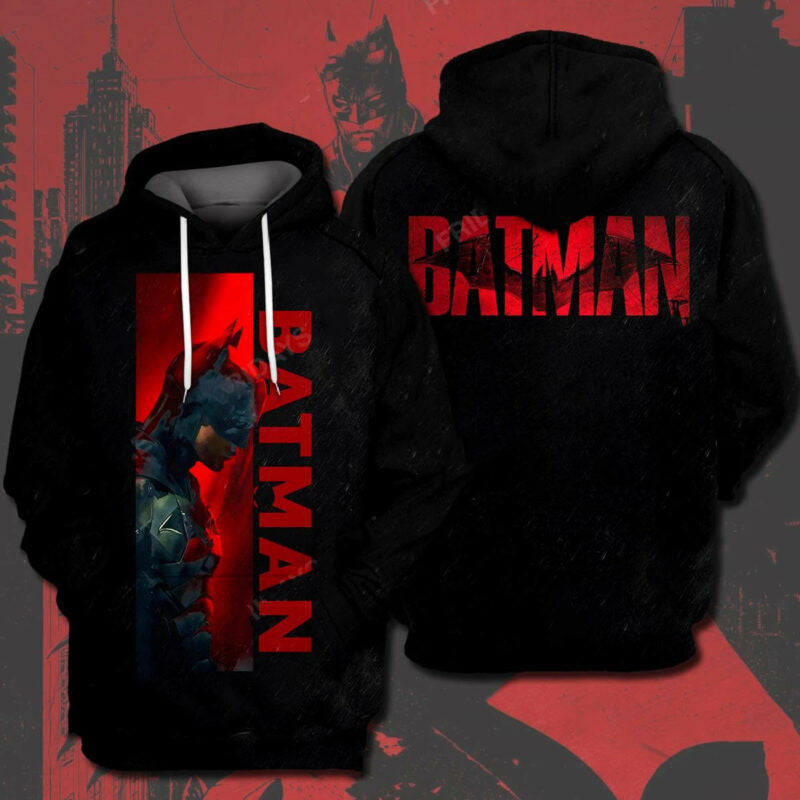 Batman Superhero Hoodie Zip Hoodie