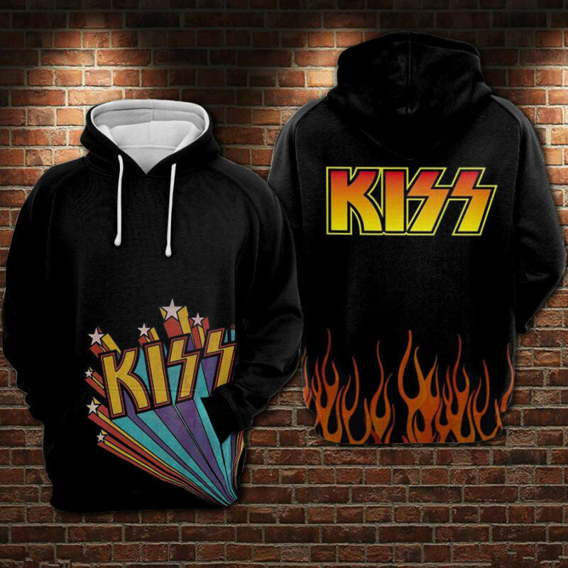 Kiss Band Galaxy Hoodie Zip Hoodie