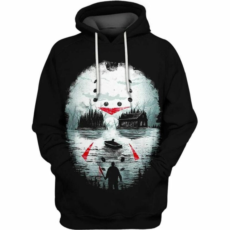Friday Night Terror Over Print 3d Hoodie Zip Hoodie