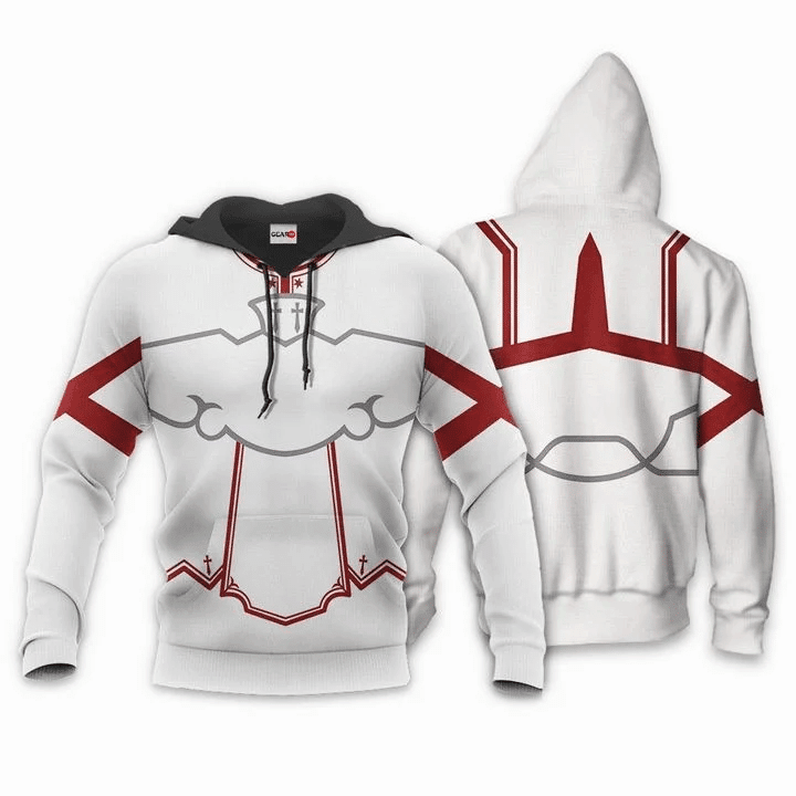 Sword Art Online Asuna Yuuki Anime Manga For Men And Women 3d Hoodie Zip Hoodie