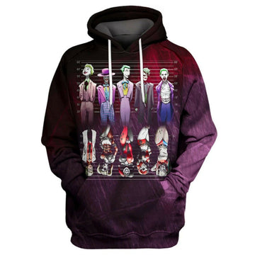 Dc Hoodie Joker And Harley Quinn 3d Hoodie Zip Hoodie