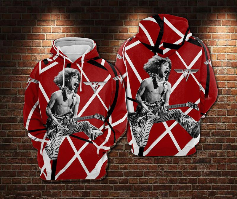 Eddie Van Halen 3d Hoodie