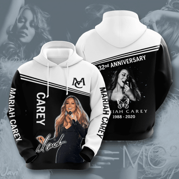Mariah Carey 32th Anniversary 1988 2020 Signature Design Gift For Fan Custom 3d Hoodie All Over Printed Hoodie