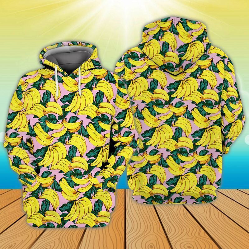 Banana For Men And Women 3d Hoodie Zip Hoodie