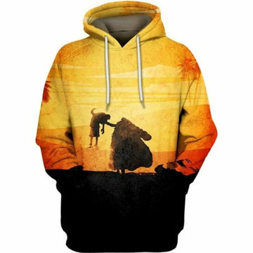 Crocodile Vs Luffy One Piece All Over Printed Custom 3d Hoodie