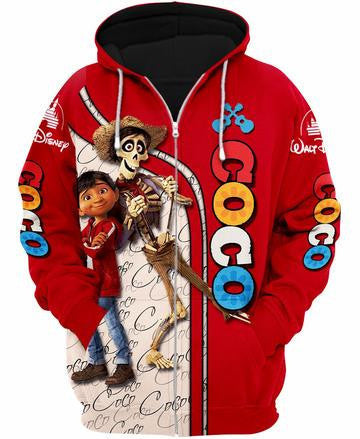 Coco Miguel 3d Hoodie Zip Hoodie