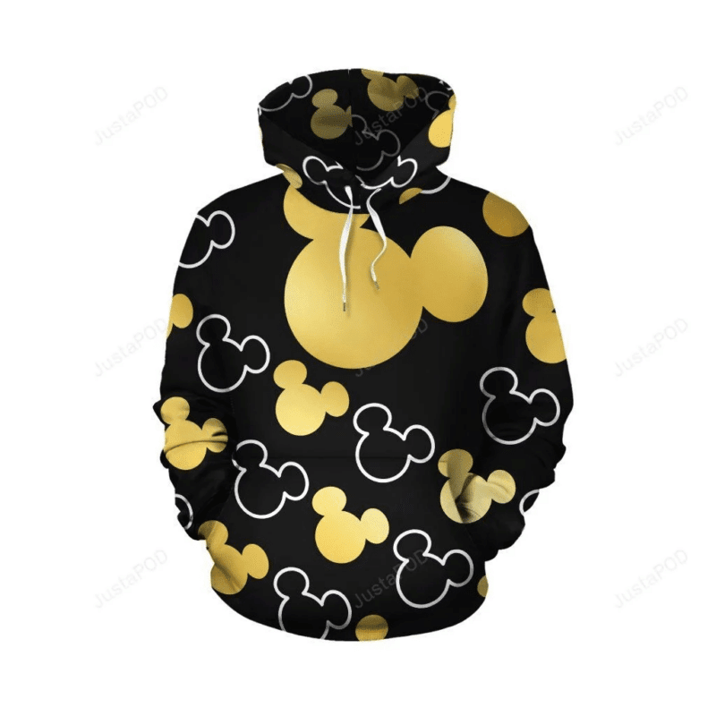 Mickey 3d01 All Over Print Hoodie, Zip-up Hoodie