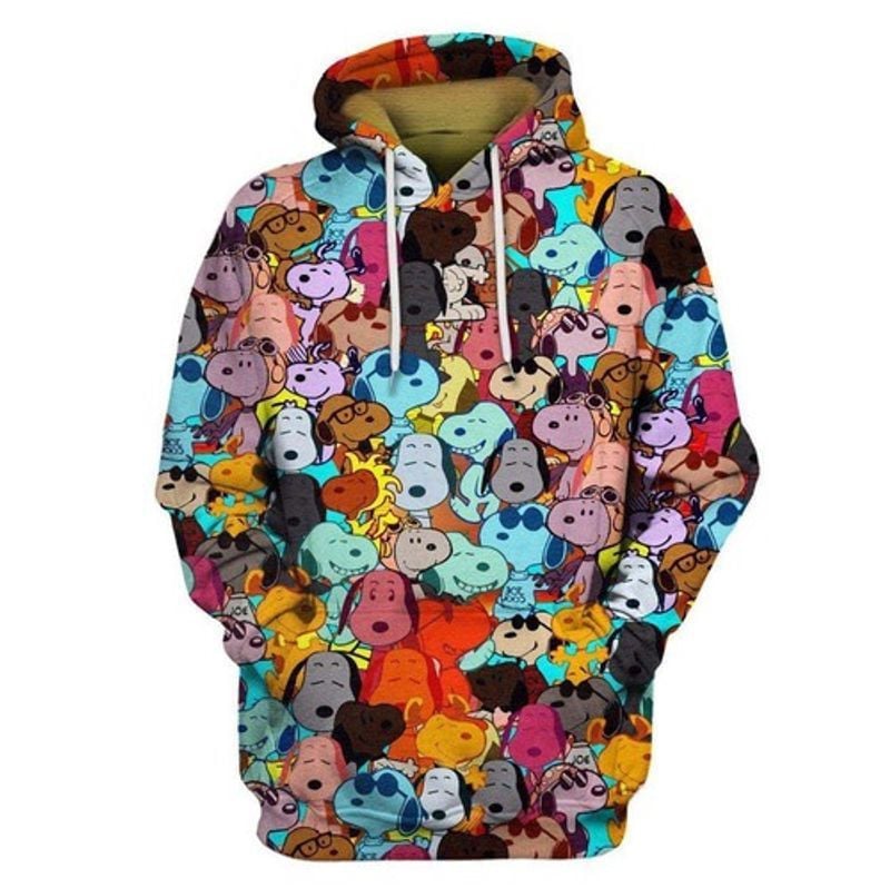 Snoopy Pullover Peanuts 3d Hoodie 2