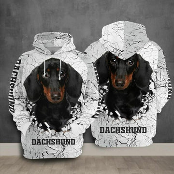 Dachshunds Dog 1 Over Print 3d Hoodie Zip Hoodie