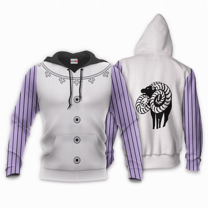 Seven Deadly Sins Gowther Anime Manga For Men And Women 3d Hoodie Zip Hoodie