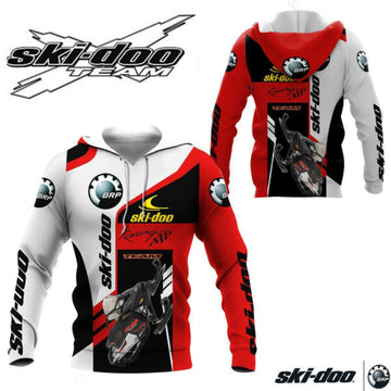 Ski-doo Racing Team 7k798 Fan Gift 3d Zip Hoodie Hoodie Ii0 2046