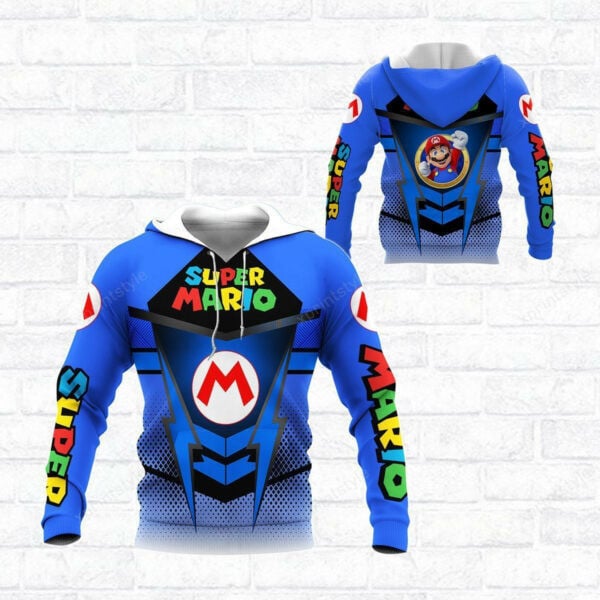 Super Mario Shirt Fan Gift 756, Stylist Unisex 3d Hoodie Zip Hoodie 1859