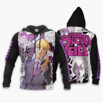 Arataka Reigen Anime Manga Mob Psycho 100 Aop Hoodie 1279