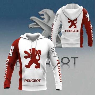 Peugeot Shirt Fan Gift 254, Stylist Unisex 3d Hoodie Zip Hoodie 2654