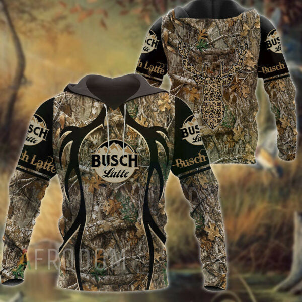 Busch Latte Deer Hunting Unisex Hoodie, Gift For Fan 3d All Over Print Shirt Hoodie 895