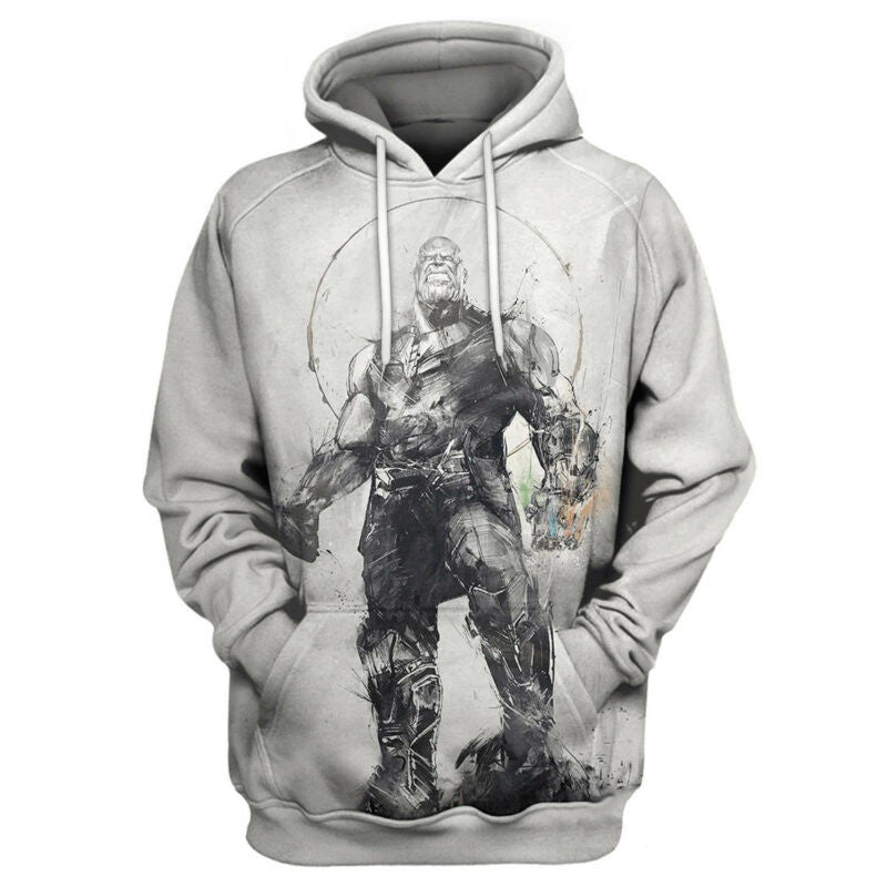 Marvel Thanos The Mad Titan Hoodie Zip Hoodie