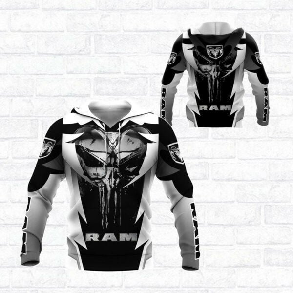 Punishes Dodge Ram Sports Car 8k485 Fan Gift 3d Zip Hoodie Hoodie Ii0 1991