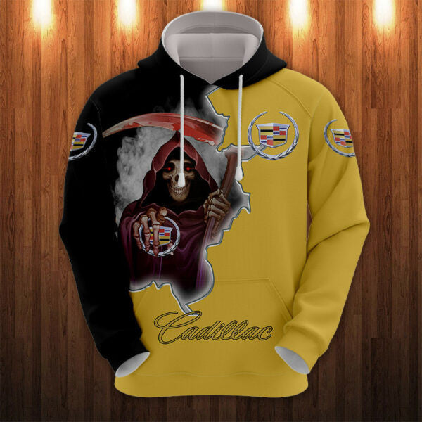 Death Cadillac Luxury Car 7k407 Fan Gift Stylist Unisex Cartoon 3d Hoodie Zip Hoodie 860