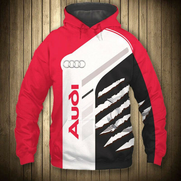 Audi Luxury Sport Car 5k447 Fan Gift Stylist Unisex Cartoon 3d Hoodie Zip Hoodie 607