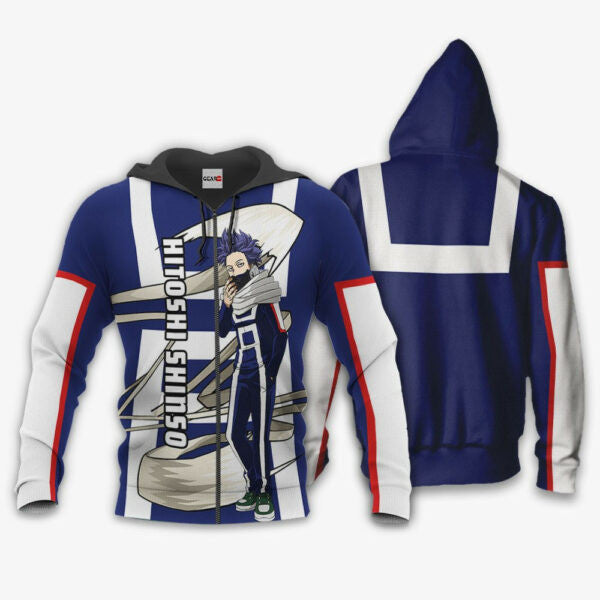 Hitoshi Shinso Anime My Hero Academia Manga 2k17 Fan Gift Stylist Unisex Cartoon Graphic Outfits Aop 3d Hoodie Zip Hoodie 536