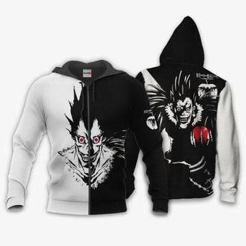 Death Note Hoodie Ryuk Anime 3k401 Fan Gift Stylist Unisex Cartoon 3d Hoodie Zip Hoodie 173