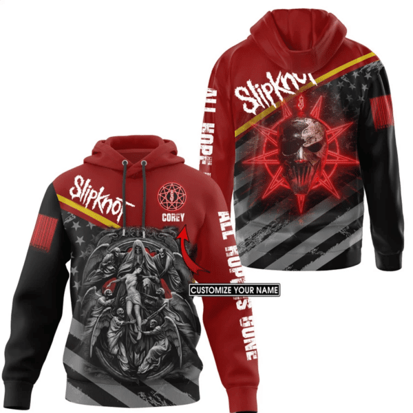 Custom Name Slipknot Heavy Metal Band 16 Fan Gift, Slipknot Heavy Metal Band Aop Hoodie 246