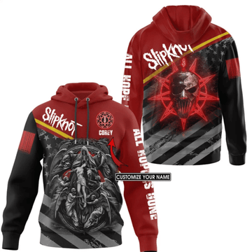 Custom Name Slipknot Heavy Metal Band 16 Fan Gift, Slipknot Heavy Metal Band Aop Hoodie 246