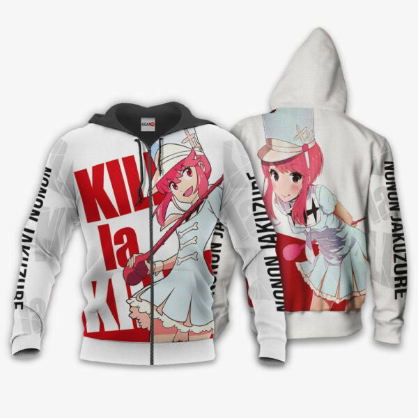 Kill La Kill Nonon Jakuzure Anime 3k151 Fan Gift Stylist Unisex Cartoon 3d Hoodie Zip Hoodie 213