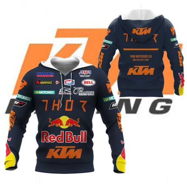 Red Bull Ktm Factory Racing F1 8k113 Fan Gift 3d Zip Hoodie Hoodie Ii0 1807