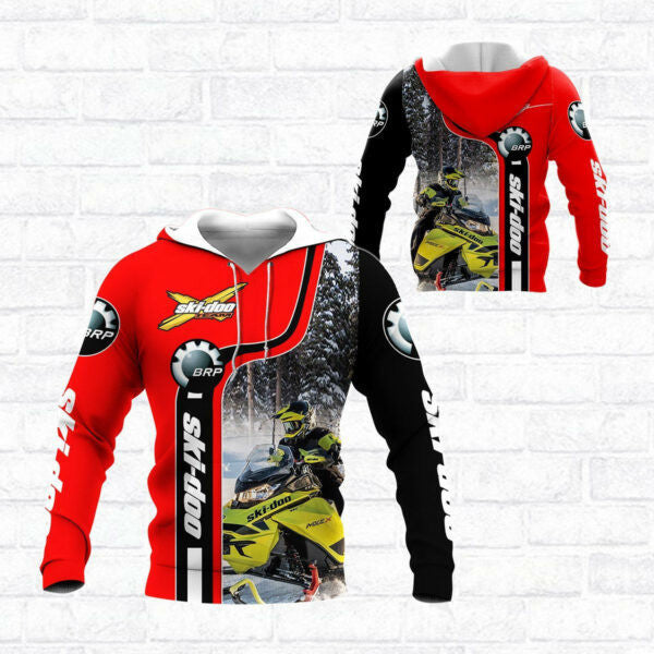 Ski-doo Racing Team 7k802 Fan Gift 3d Zip Hoodie Hoodie Ii0 2778