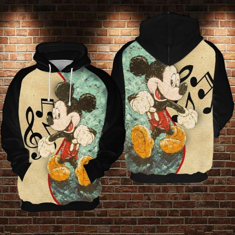 Mickey Mouse Movies Disney 11 Over Print 3d Hoodie Zip Hoodie