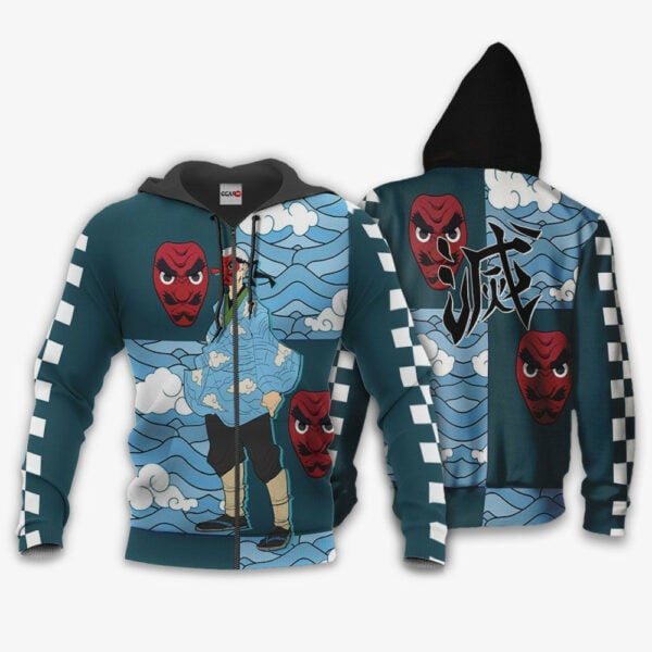 Demon Slayer Sakonji Urokodaki Anime 2k847 Fan Gift Stylist Unisex Cartoon 3d Hoodie Zip Hoodie 1567