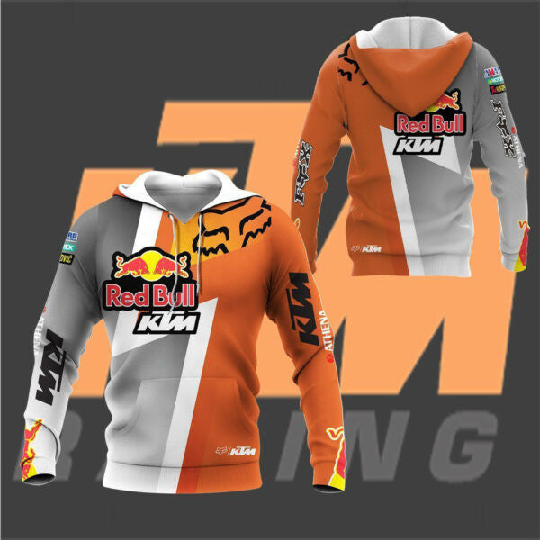 Ktm Racing Shirt Fan Gift 618, Stylist Unisex 3d Hoodie Zip Hoodie 761