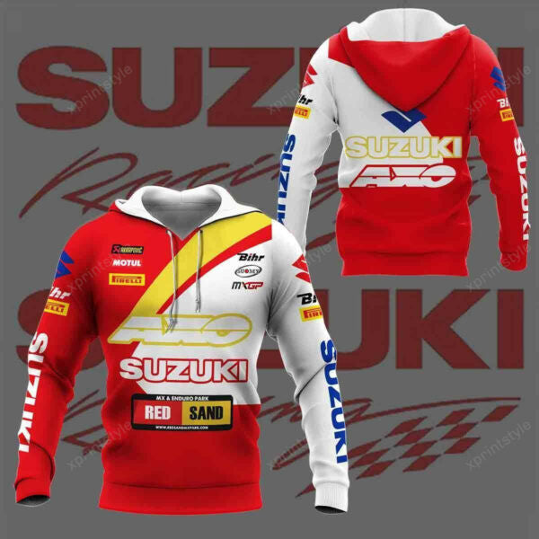 Suzuki Racing Shirt Fan Gift 504, Stylist Unisex 3d Hoodie Zip Hoodie 2071