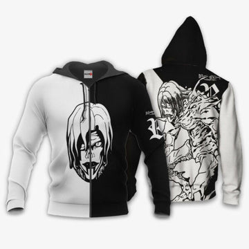 Death Note Rem Anime 3k339 Fan Gift Stylist Unisex Cartoon 3d Hoodie Zip Hoodie 1533
