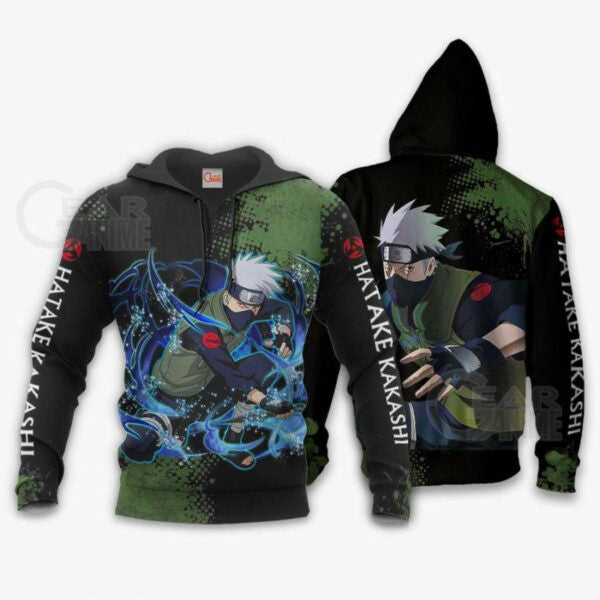 Hatake Kakashi Naruto Anime 2k971 Fan Gift Stylist Unisex Cartoon 3d Hoodie Zip Hoodie 439
