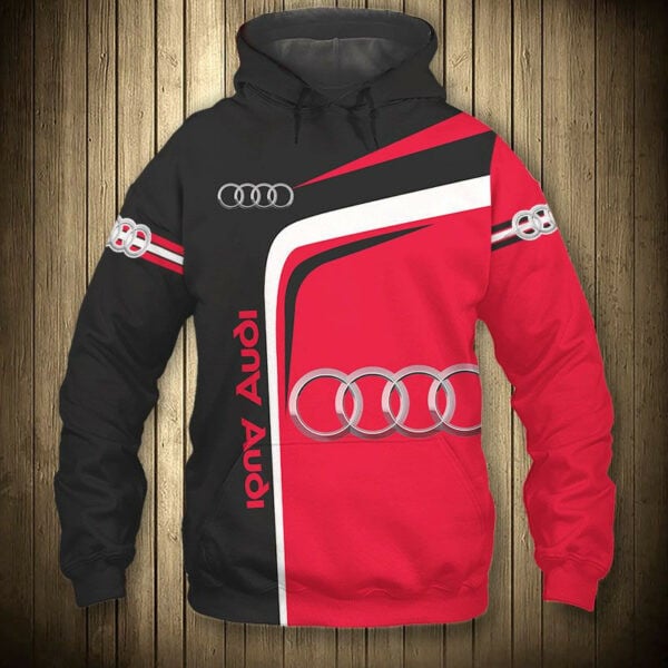 Audi Quattro Luxury Car 6k994 Fan Gift Stylist Unisex Cartoon 3d Hoodie Zip Hoodie 1672