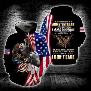 King Of Eagle American All Over Printing 3d Hoodie