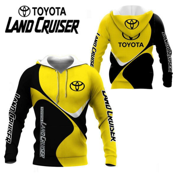 Toyota Land Cruiser Shirt Fan Gift 427, Stylist Unisex 3d Hoodie Zip Hoodie 2016