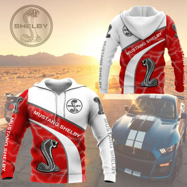 Ford Mustang Shelby Luxury Car 8k204 Fan Gift 3d Zip Hoodie Hoodie Ii0 1581