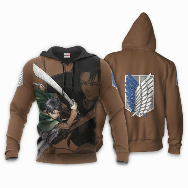 Aot Levi Ackerman Attack On Titan 3k253 Fan Gift Stylist Unisex Cartoon 3d Hoodie Zip Hoodie 1498