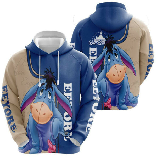 Eeyore Winnie The Pooh 3d Hoodie Zip Hoodie, Gift For Fan Ver12, Aop Hoodie 299