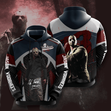 Jason Voorhees And Friday The 13th Halloween Design Gift For Fan Custom 3d Hoodie All Over Printed Hoodie 2