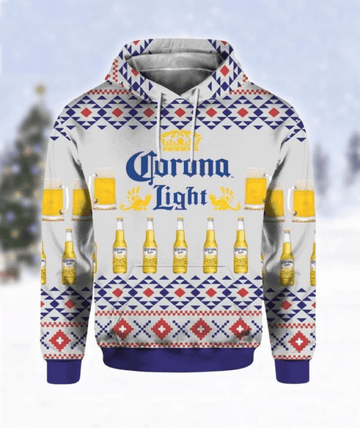 Corona Light Beer Fan Gift, Corona Light Beer Aop Hoodie 811