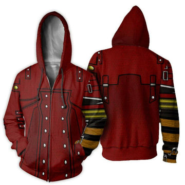 Trigun Vash The Stampede Shirt Costume Uniform Anime 2k905 Fan Gift Stylist Unisex Cartoon 3d Hoodie Zip Hoodie 2756