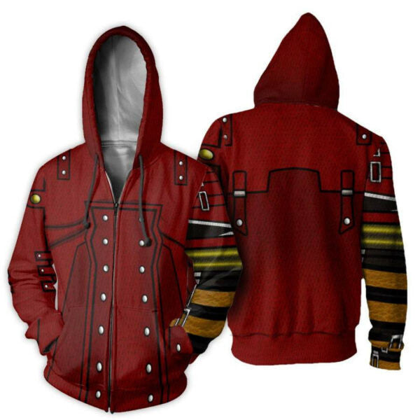 Trigun Vash The Stampede Shirt Costume Uniform Anime 2k905 Fan Gift Stylist Unisex Cartoon 3d Hoodie Zip Hoodie 2756
