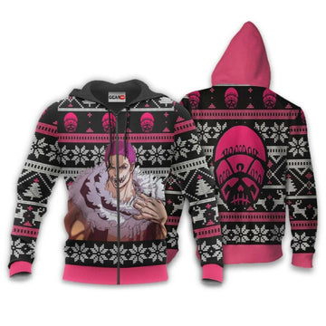 Charlotte Katakuri Ugly Christmas Sweater One Piece Anime 1k499 Fan Gift Stylist Unisex Cartoon Graphic Outfits Aop 3d Hoodie, Zip Hoodie 816
