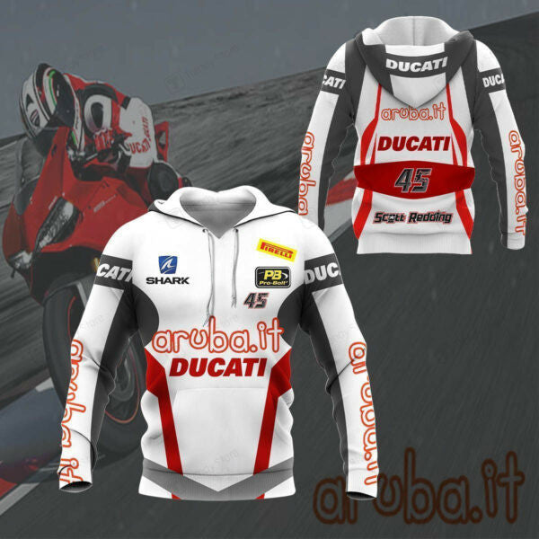 Ducati Racing Shirt Fan Gift 531, Stylist Unisex 3d Hoodie Zip Hoodie 1561